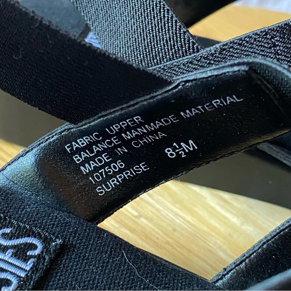 Mootsies Tootsies Black Sandals Women’s Size 8.5M Straps‎ - Picture 3 of 10